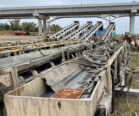 (5) Maxon 24″ x 40′ Concrete Conveyors