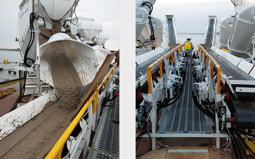 Maxon Agitors to Conveyors to Maxcrete