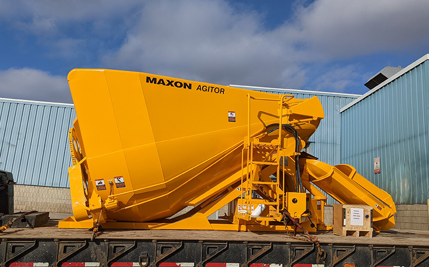 Vinton Construction Gets NEW Maxon Agitor!